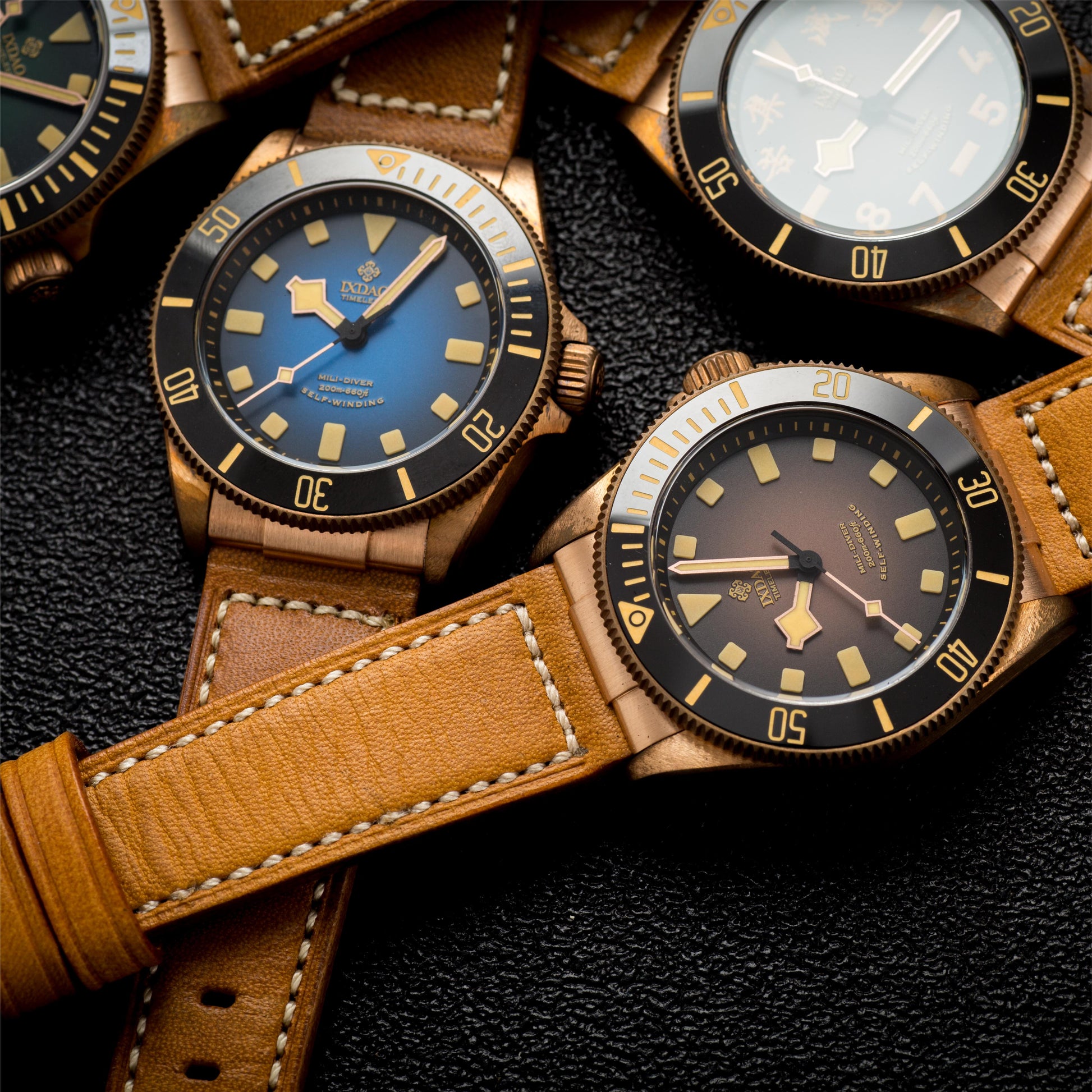☆Back to School Sale☆IXDAO Bronze 39mm Automatic Dive Watch IXDAO Watch Official Store