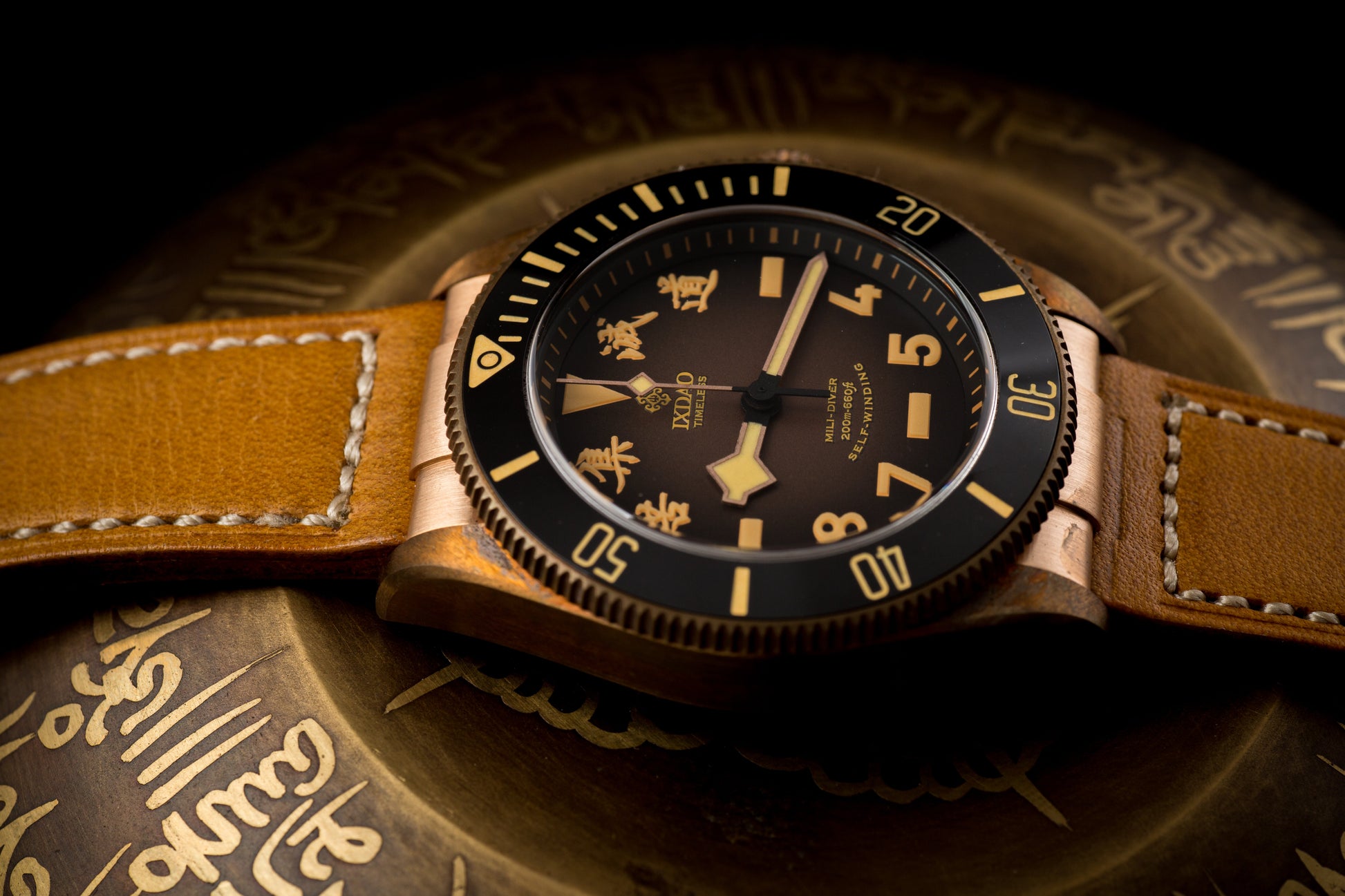 ☆Back to School Sale☆IXDAO Bronze 39mm Automatic Dive Watch IXDAO Watch Official Store