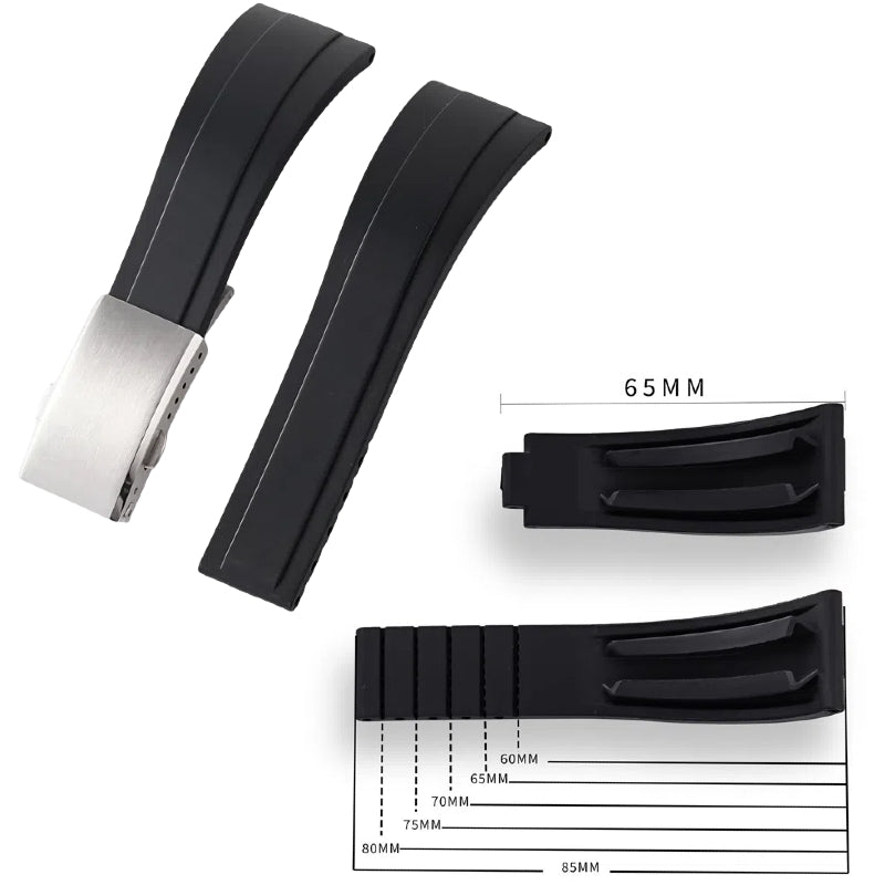 ★New Arrivals★Cut-to-Size TPU Rubber Watch Strap IXDAO Watch Official Store