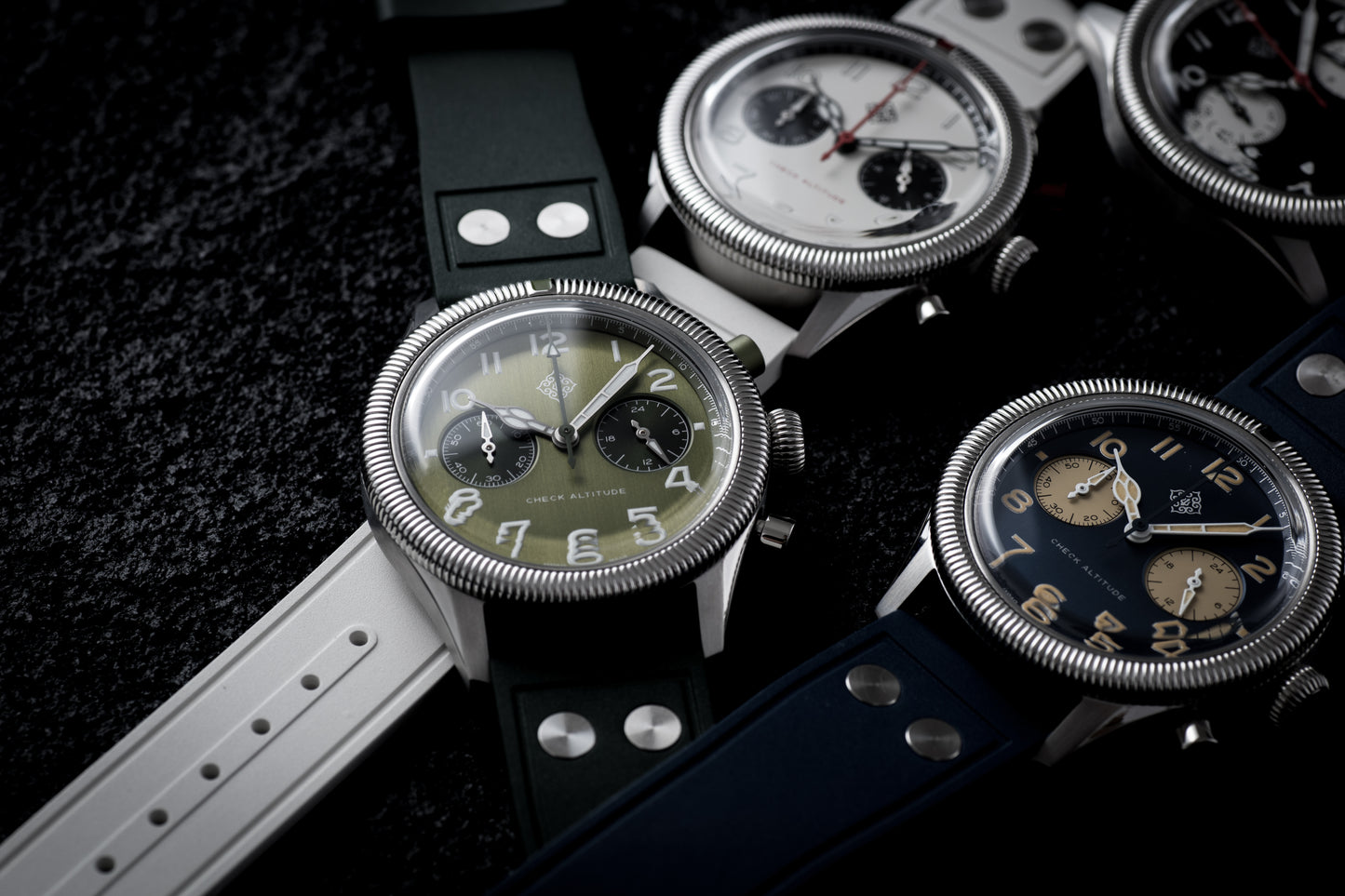 ★Early Bird★IXDAO 39mm VK64 Pilot Chronograph Watch
