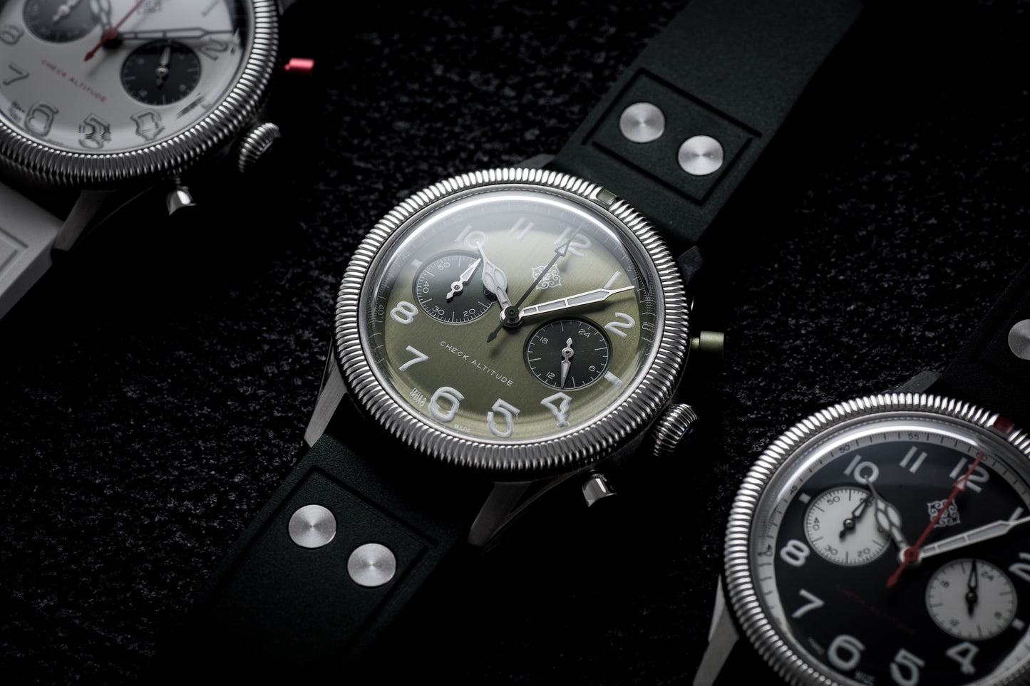 ★Early Bird★IXDAO 39mm VK64 Pilot Chronograph Watch