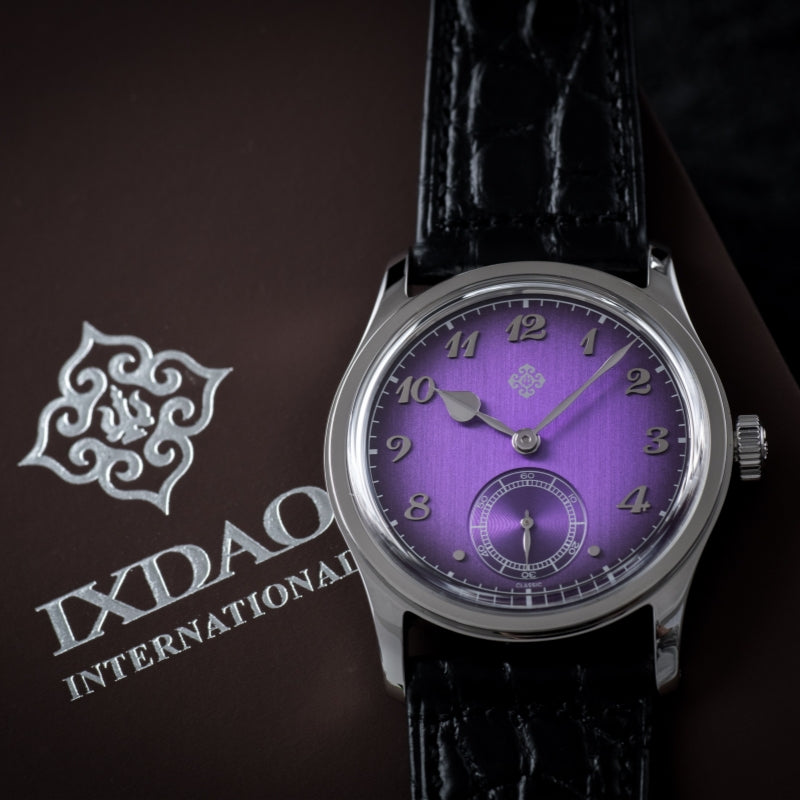 ☆New Arrival☆IXDAO 36.8mm VD78 Quartz Dress Watch Purple Dial