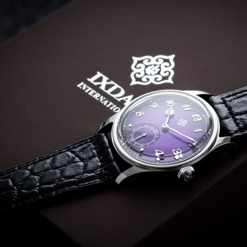 ☆New Arrival☆IXDAO 36.8mm VD78 Quartz Dress Watch Purple Dial