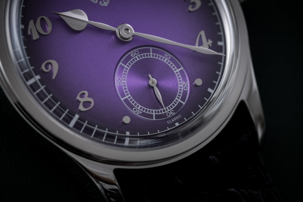 ☆New Arrival☆IXDAO 36.8mm VD78 Quartz Dress Watch Purple Dial