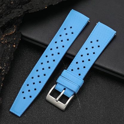 Premium-Grade Tropical FKM Rubber Watch Strap