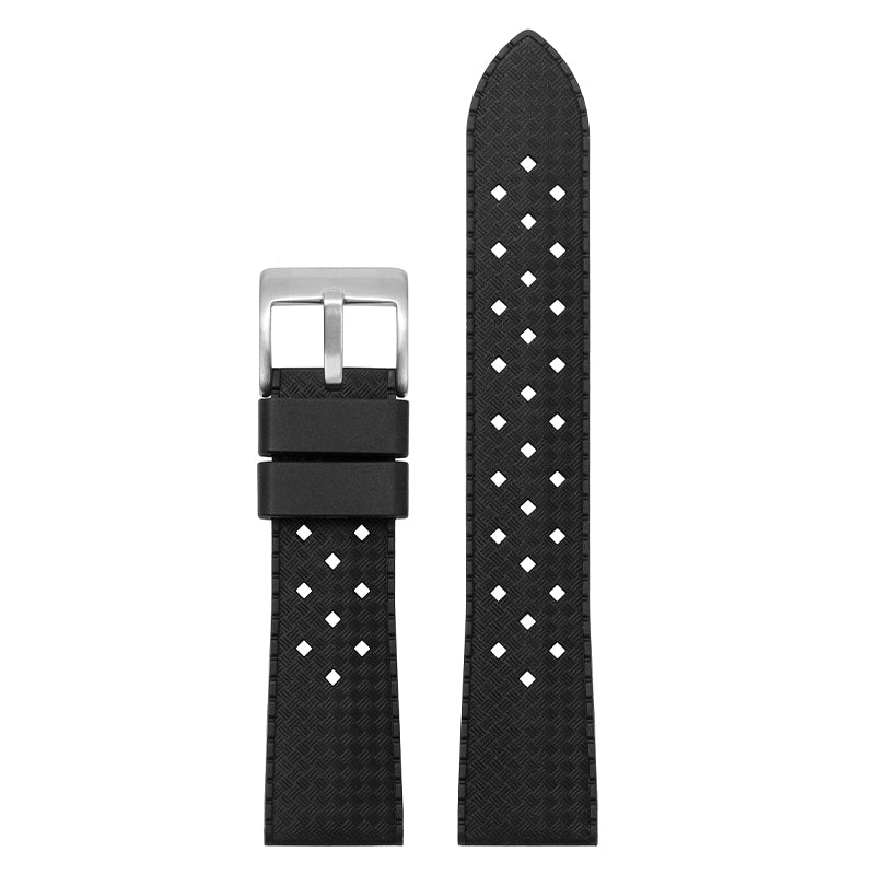 Tropical Soft Silicon Rubber Dive Watch Strap