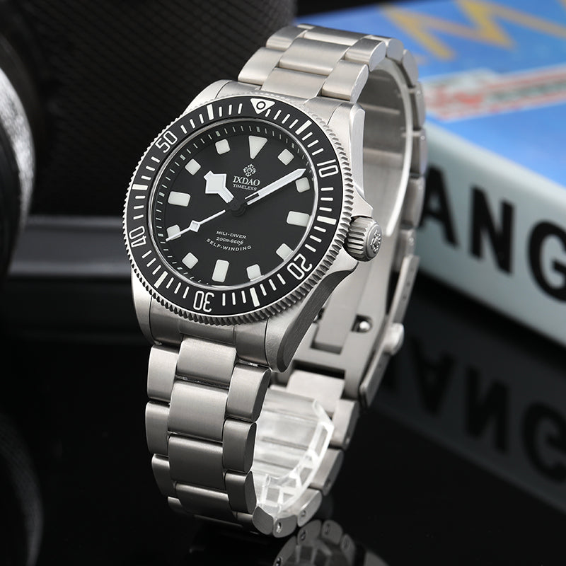 IXDAO Titanium 39mm LHD Automatic Dive Watch