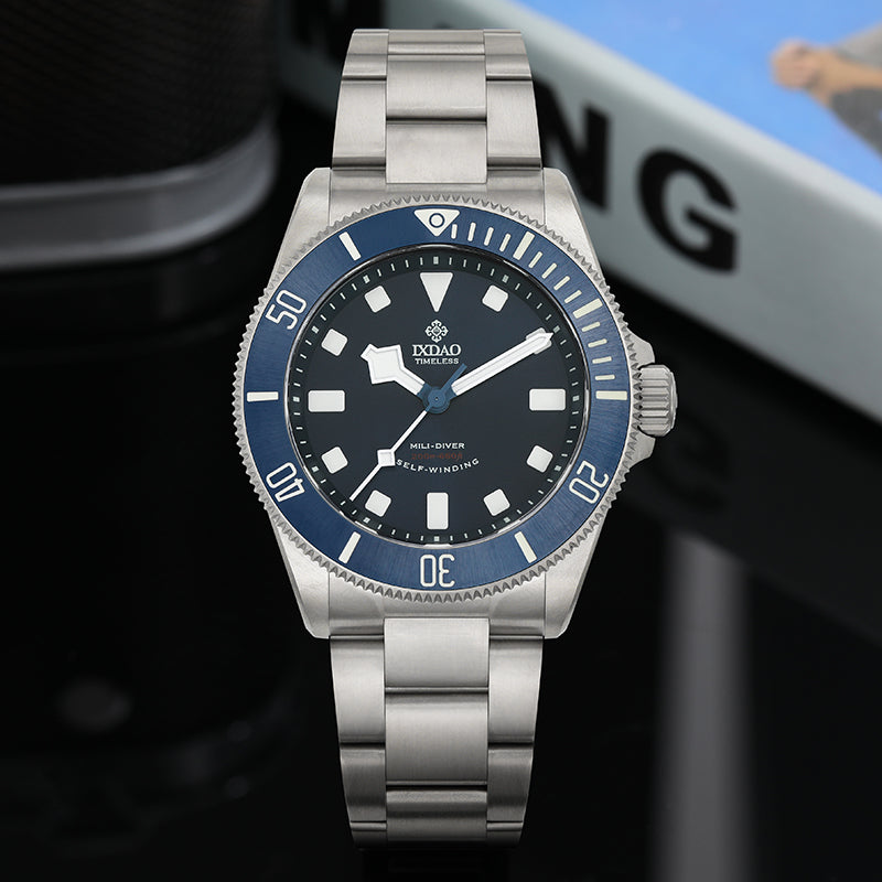 IXDAO Titanium 39mm LHD Automatic Dive Watch