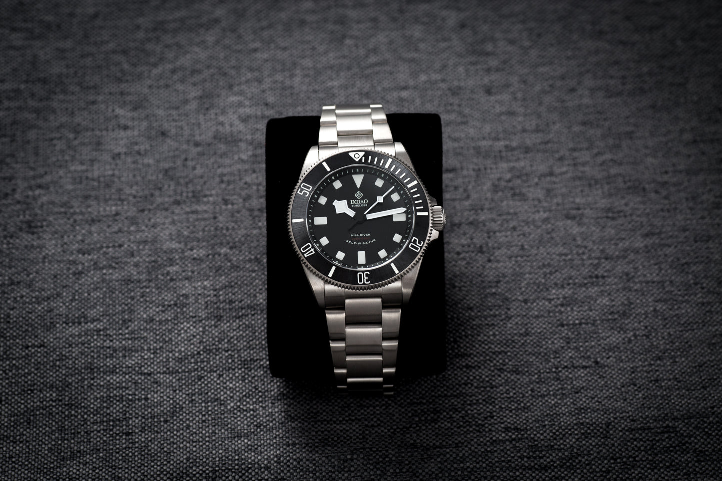 IXDAO Titanium 39mm Automatic Dive Watch Black Dial 15 Scale Bezel IXDAO OFFICIAL STORE