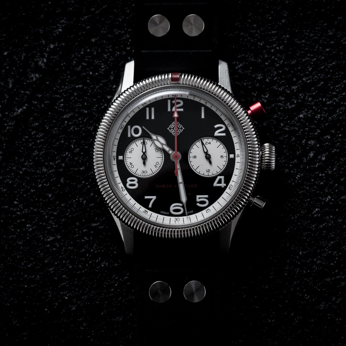 ixdao-pilot-chrono-black-dial